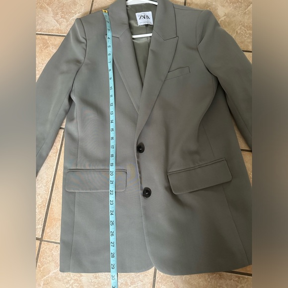 Last Chance: Zara Womens Classic Oversized Blazer Jacket Size XS - Picture 12 of 14